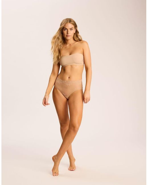 Commando Natural Double Take Lace Bandeau