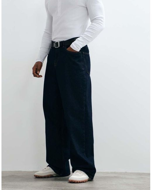 ASOS White baggy Jeans for men