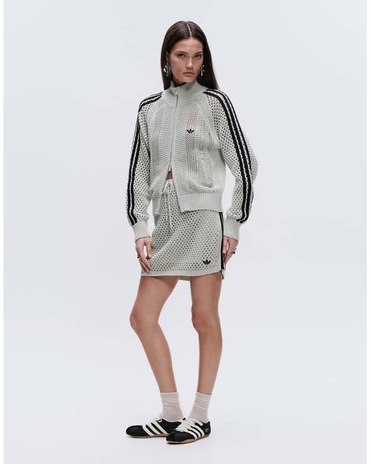 adidas Originals x ASOS Gray Regular Fit Knit Mini Skirt
