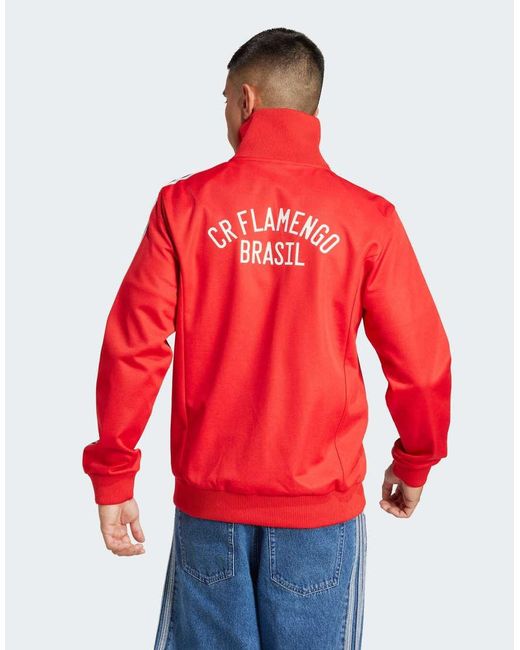 Adidas Originals Red Cr Flamengo '81 Track Top for men