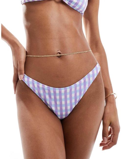 Cotton On Multicolor Refined High Side Thong Bikini Bottom