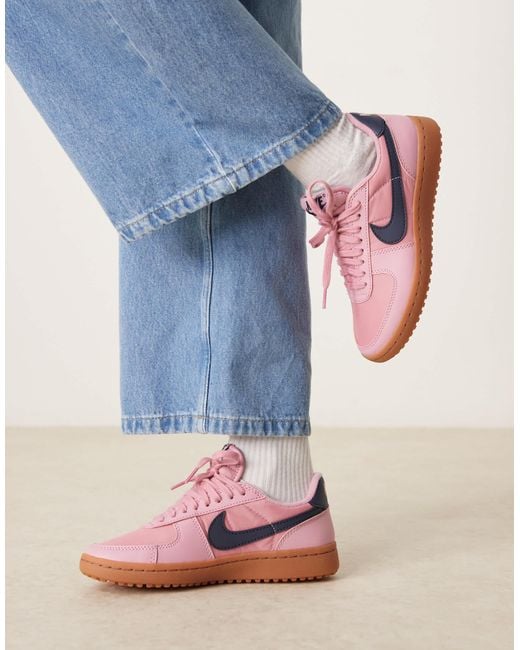 Nike Blue Field General Trainers