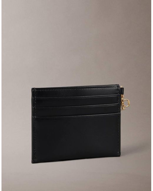 Calvin Klein Gray Cardcase Zip Purse