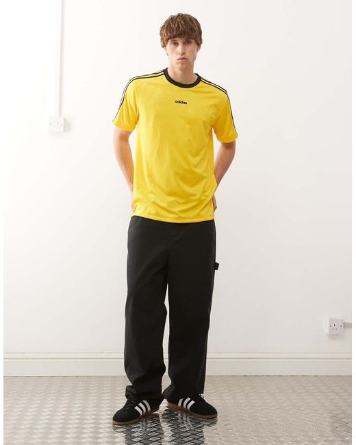 Adidas Originals Yellow Bruised Banana Jacquard Jersey for men