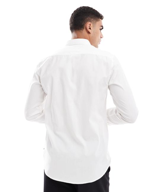 French Connection French connection – elegantes, figurbetontes hemd in White für Herren