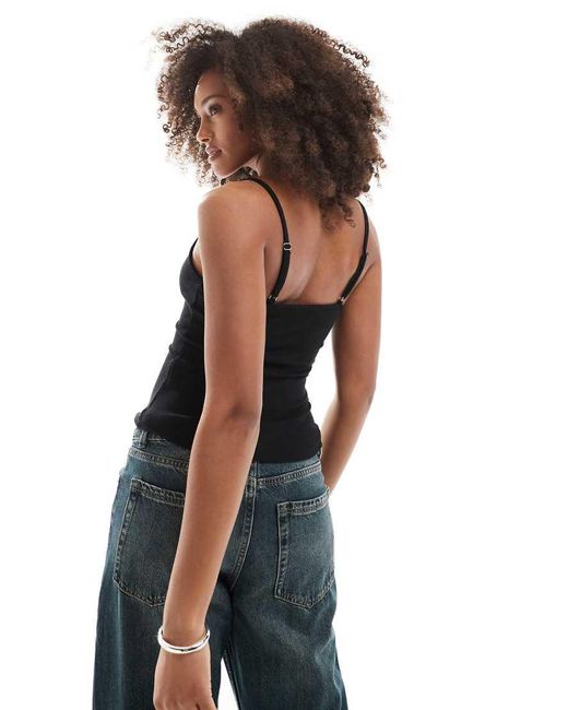 Cotton On Black Byron Scoop Cami