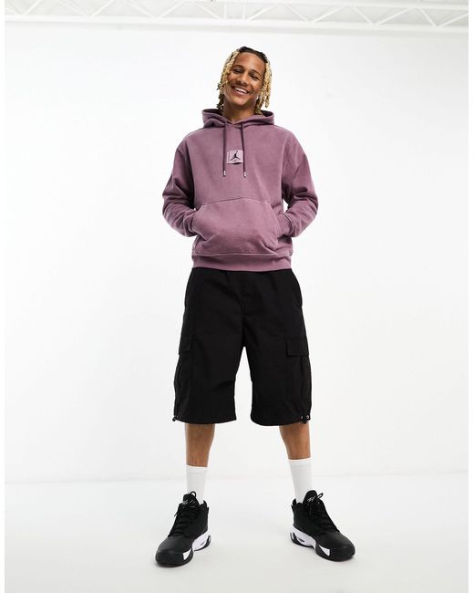 Sudadera unisex con lavado y capucha Nike de color Purple