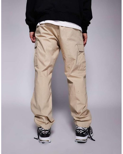HUGO Black Gadic Cargo Trousers for men
