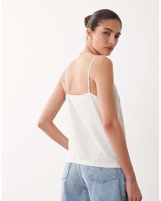 New Look White Strappy Cami