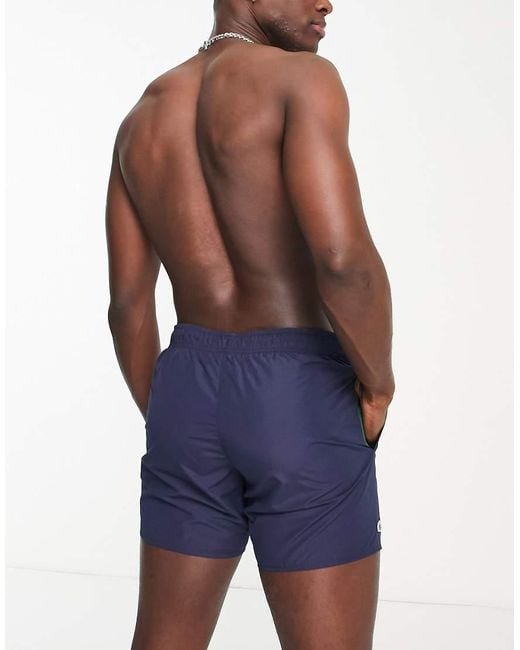 Lacoste Blue Logo Swim Shorts for men