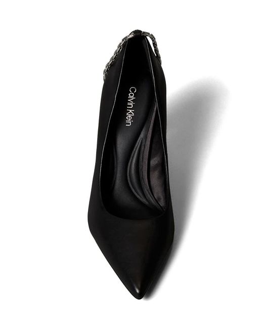 Calvin Klein Black Stiletto High Heel With Pointed Toe