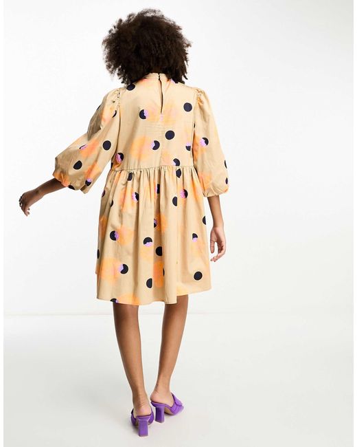 Y.A.S White Y.a.s Trapeze Smock Mini Dress