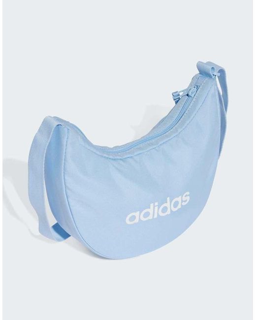Adidas Originals Blue Linear Essentials Festival Bag
