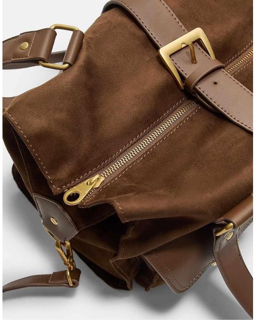 Borsa Da Spalla Con Tasche di Stradivarius in Brown