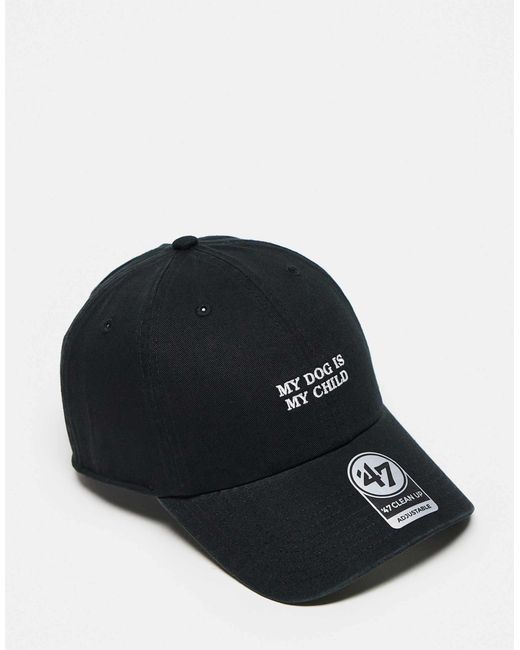 '47 Black – clean up – baseballkappe