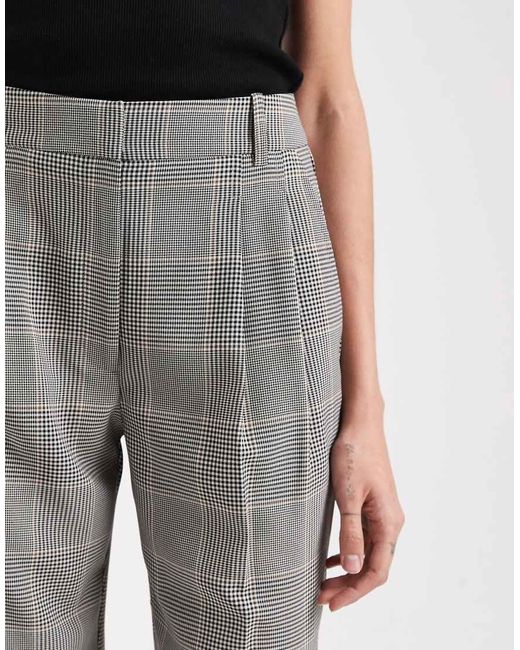 ASOS White Tall Tailored High Waist Pleat Detail Trousers