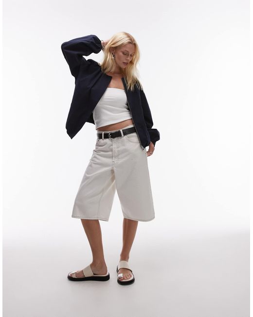 ARKET Blue – voluminöse jacke