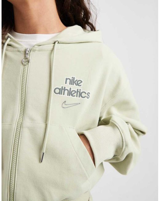 Nike Natural Phoenix Fleece Full Zip Hoodie