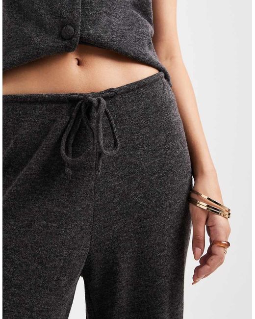 ONLY Gray Lightweight Knitted Trousers Co-ord