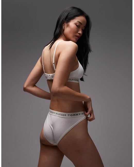 Tommy Hilfiger Brown Heritage Cotton Bikini Briefs