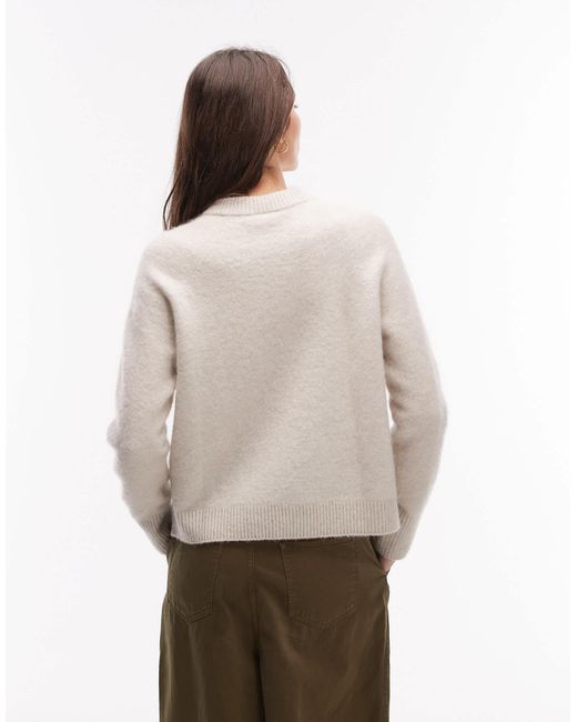 Pull ras ARKET en coloris Natural
