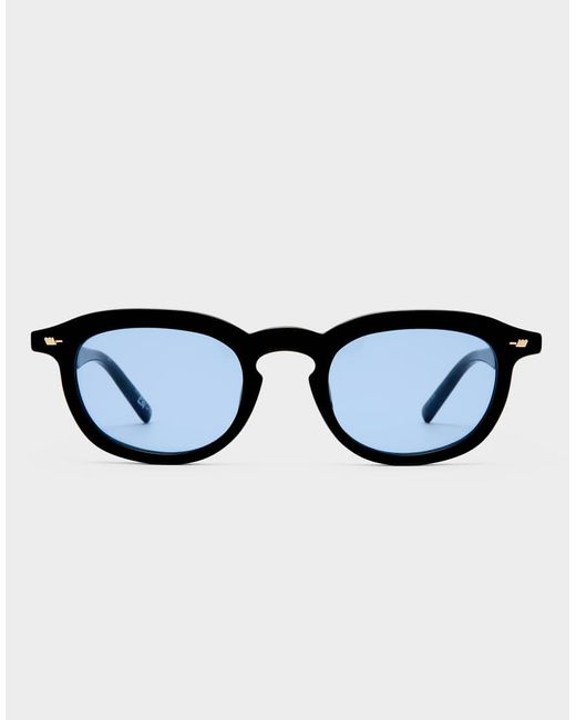 Le Specs Brown Heart Throb Round Sunglasses