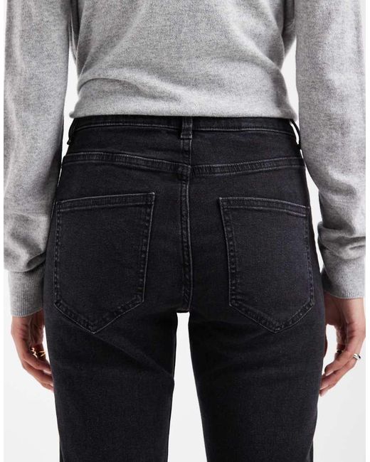 ASOS Black Capri Jean With Front Pockets