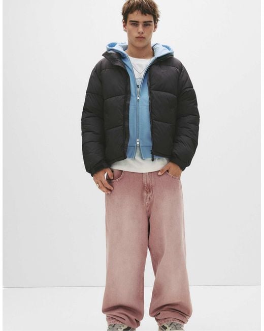 Pull&Bear – stwd – pufferjacke in Blue für Herren