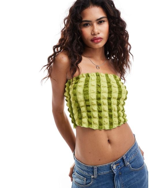 Collusion Green Bandeau Top