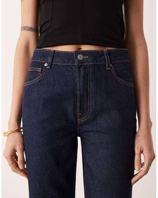 ASOS Blue Asos Design Tall Relaxed Flare Jean