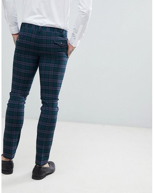 Monkey Wool Super Skinny Suit Trousers 