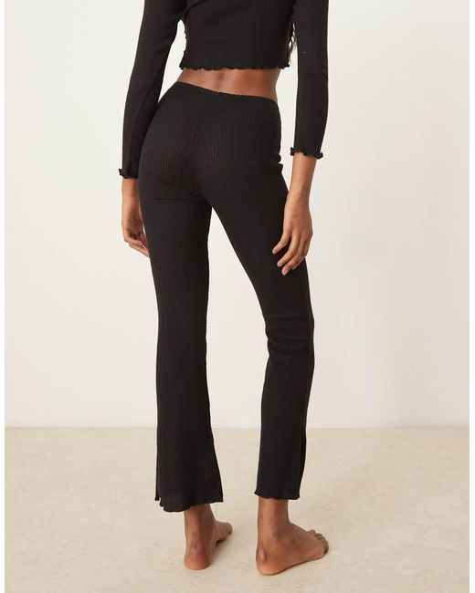 High waisted flare lounge pants hotsell