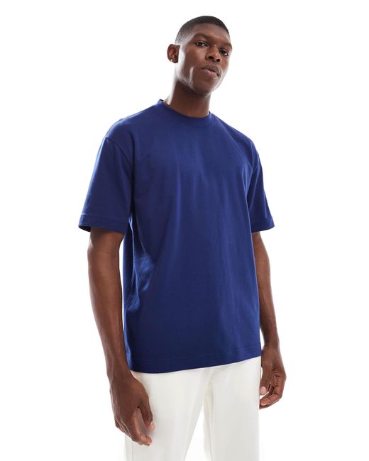 Hollister – kastiges cooling-t-shirt in Blue für Herren