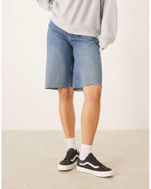 Vans Blue Old Skool Pig Suede Trainers