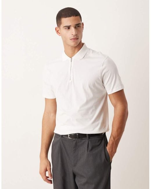 ASOS White Premium Supima® Cotton Polo for men