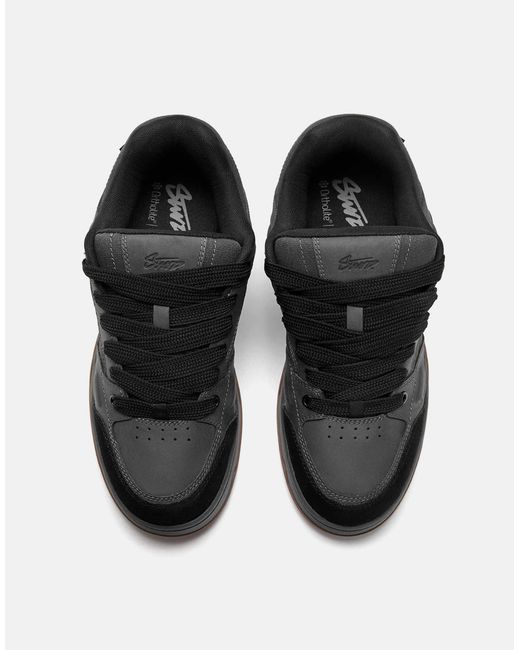 Pull&Bear – skater-sneaker in Black für Herren