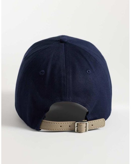 Calvin Klein Blue Mixed Colour Block Cap for men