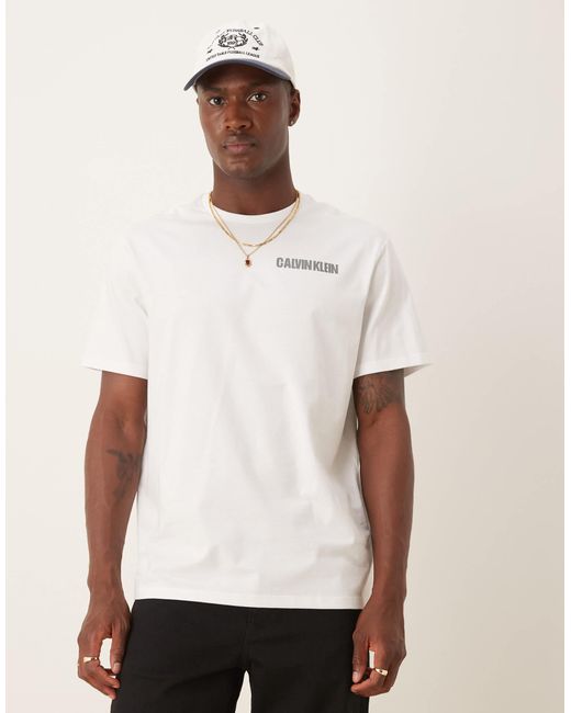 Calvin Klein Natural 3d Box Back Print T-shirt for men