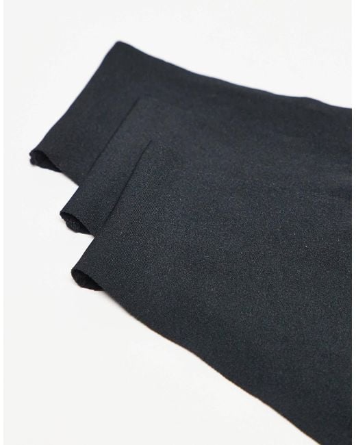 ASOS Black Asos Design Curve 3 Pack No Vpl Thong