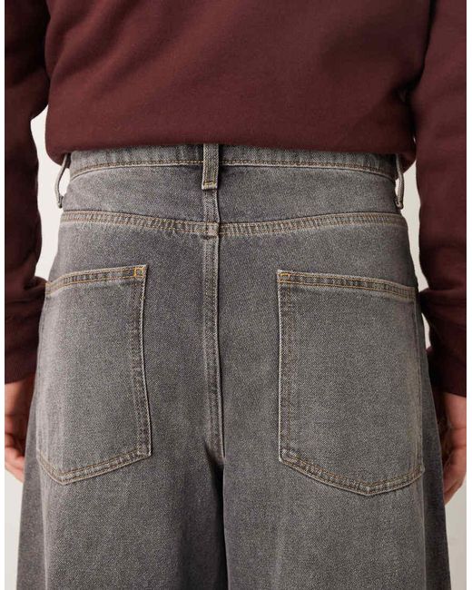 ASOS Gray Loose Jeans for men
