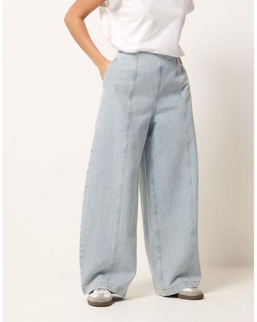 PixieGirl Blue Petite Balloon Jeans