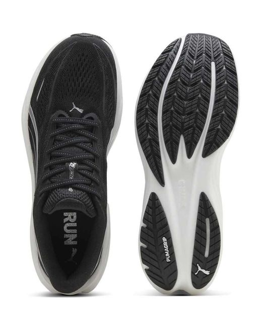 PUMA Black Velocity Nitro 5 Running Shoes for men