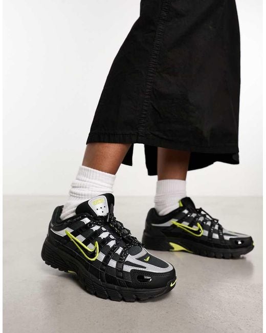 Nike Black P-6000 Trainers
