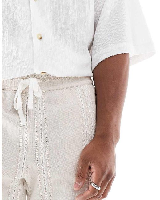 Cotton On Black Textured Shorts for men