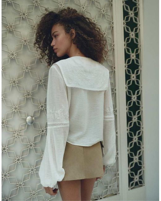 Pull&Bear Green Short Cargo Skort