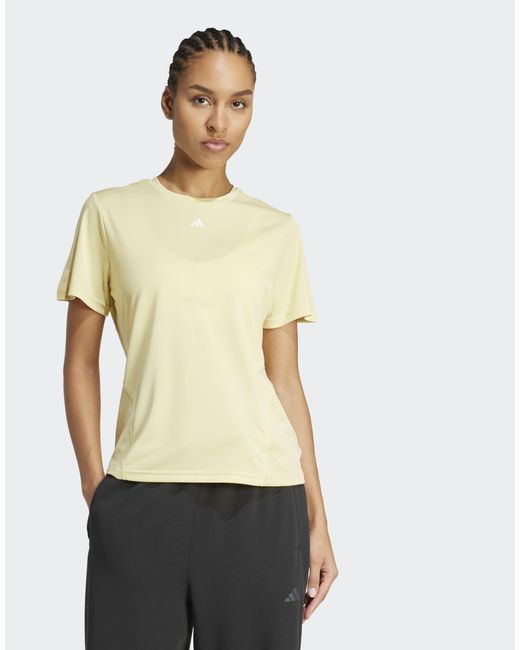 Adidas Originals Yellow – designed for training – t-shirt
