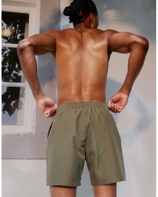 ASOS Gray Swim Shorts for men