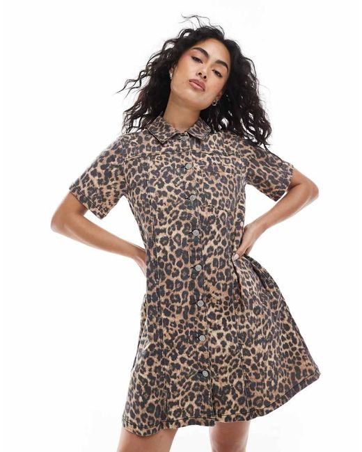 JJXX Multicolor Leopard Mini Dress