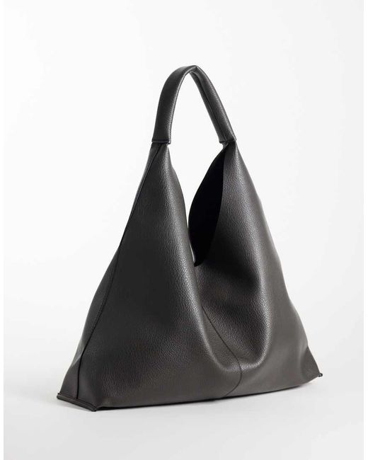 ASOS Black Slouchy Oversized Tote Bag for men