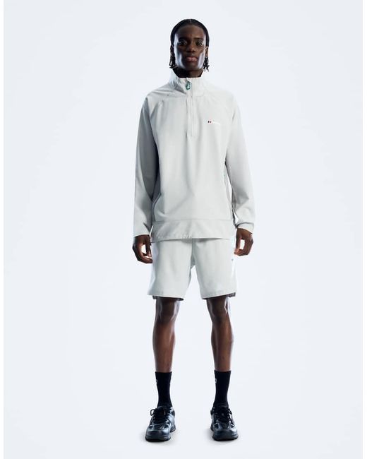 Berghaus White Wavertree Half-Zip Top for men